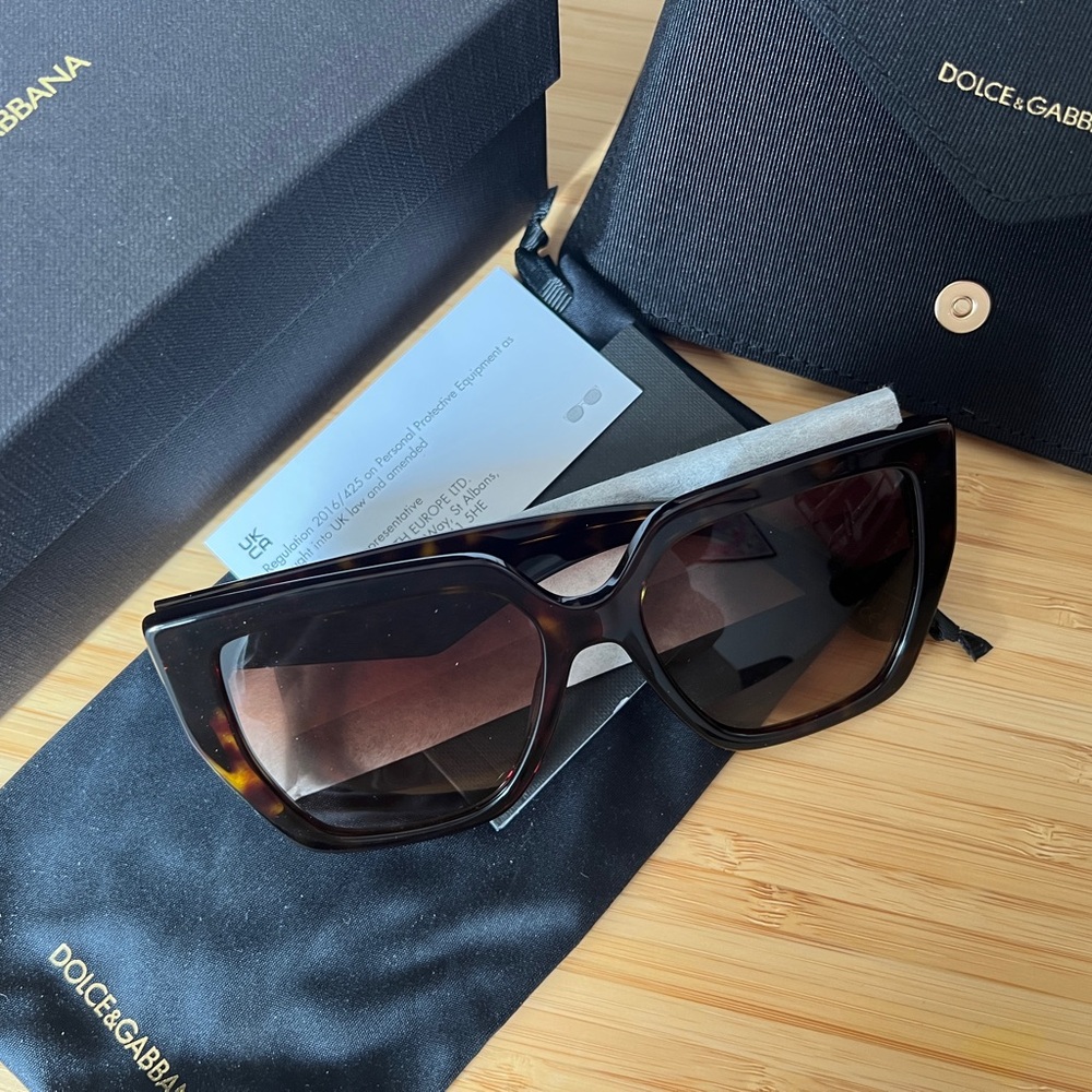Dolce & Gabbana Tortoise Shell Sunglasses